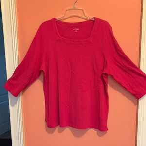 Kim Rogers’s Women's Vibrant pink mid Sleeve Top